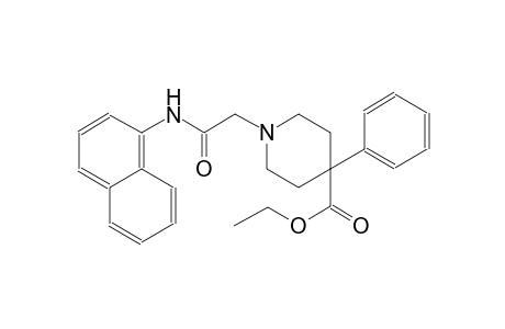 4-piperidinecarboxylic acid, 1-[2-(1-naphthalenylamino)-2-oxoethyl]-4-phenyl-, ethyl ester