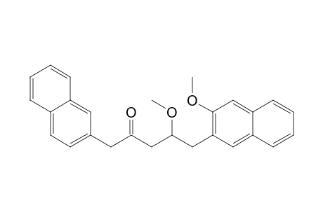 4-Methoxy-5-(3-methoxy-2-naphthalenyl)-1-(2-naphthalenyl)-2-pentanone