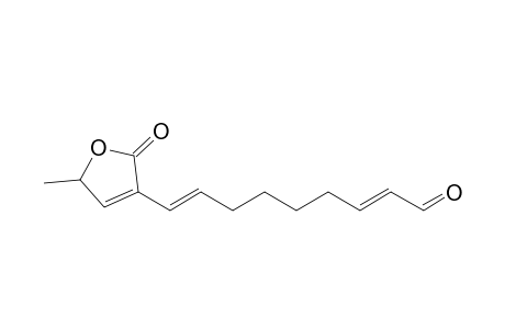 (2E,8E)-9-(2-methyl-5-oxidanylidene-2H-furan-4-yl)nona-2,8-dienal