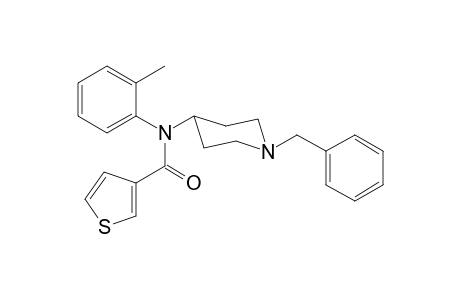 N-(1-Benzylpiperidin-4-yl)-N-(2-methylphenyl)thiophene-3-carboxamide