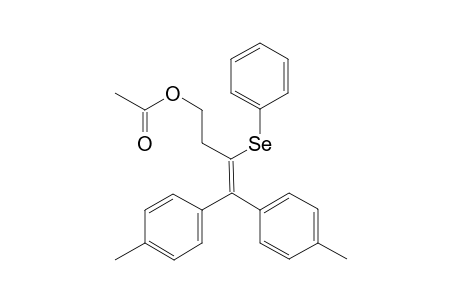 4,4-bis(p-Methylphenyl)-3-(phenylselanyl)but-3-enyl Acetate