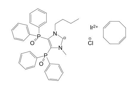 [1-n-Butyl-3-methyl-4,5-bis(diphenylphosphinoyl)imidazol-2-ylidene]-[(1,2,5,6-)-1,5-cyclooctadiene]chloroiridium(I)