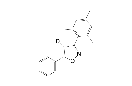 3-mesityl-5-phenyl-2-isoxazoline-4-d (80% deuterium)