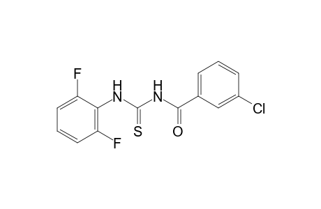 1-(m-chlorobenzoyl)-3-(2,6-difluorophenyl)-2-thiourea