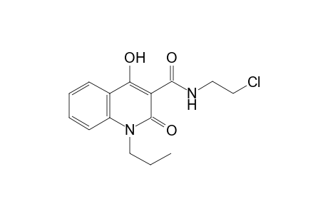 4-Hydroxy-2-oxo-1-propyl-1,2-dihydro-quinoline-3-carboxylic acid (2-chloro-ethyl)-amide