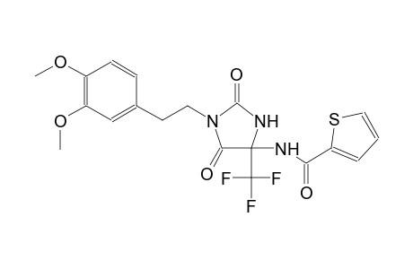 N-[1-[2-(3,4-dimethoxyphenyl)ethyl]-2,5-dioxo-4-(trifluoromethyl)-4-imidazolidinyl]-2-thiophenecarboxamide