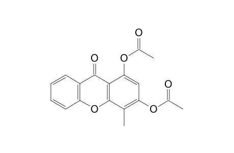 9H-Xanthen-9-one, 1,3-bis(acetyloxy)-4-methyl-
