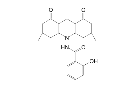 10-[(2'-Hydroxybenzoyl)amino]-3,3,6,6-tetramethyl-3,4,6,7,9,10-hexahydro-1,8(2H,5H)-acridinedione