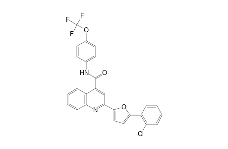 2-[5-(2-chlorophenyl)-2-furanyl]-N-[4-(trifluoromethoxy)phenyl]-4-quinolinecarboxamide
