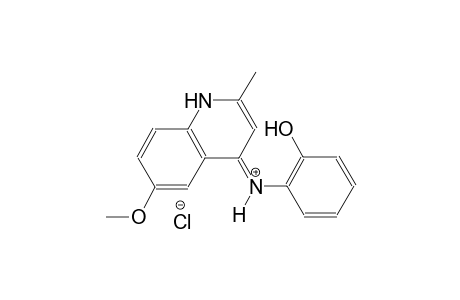 benzenaminium, 2-hydroxy-N-[(4E)-6-methoxy-2-methylquinolinylidene]-,chloride