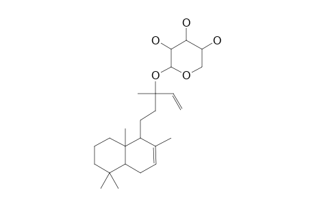 13-HYDROXYLABDA-7,14-DIENE_13-(R)-O-ALPHA-L-ARABINOPYRANOSIDE