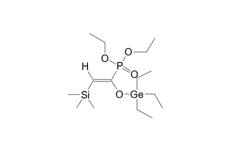 (E)-DIETHYL 1-TRIETHYLGERMYLOXY-2-TRIMETHYLSILYLVINYLPHOSPHONATE