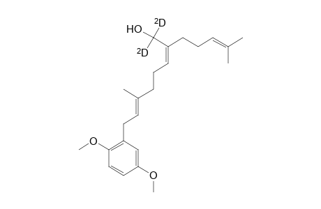 (2Z,6E)-1,1-dideutero-8-(2,5-dimethoxyphenyl)-6-methyl-2-(4-methyl-3-pentenyl)-2,6-octadien-1-ol