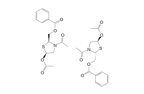 2-BENZOYLOXYMETHYL-3-ACETYL-5-ACETYLOXY-1,3-THIAZOLIDINE;ISOMER-E/Z