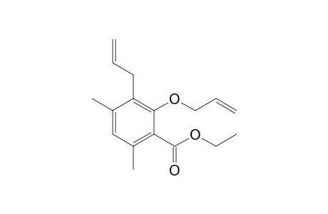 Ethyl 3-allyl-2-allyloxy-4,6-dimethylbenzoate