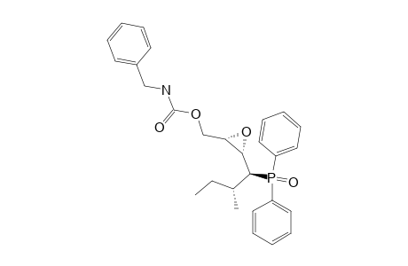 (2R,3R,4S,5S)-1-[(N-BENZYLCARBAMOYL)-OXY]-4-DIPHENYLPHOSPHINOYL-2,3-EPOXY-5-METHYLHEPTANE