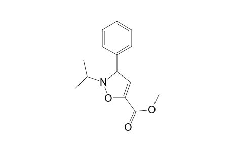5-Isoxazolecarboxylic acid, 2,3-dihydro-2-(1-methylethyl)-3-phenyl-, methyl ester