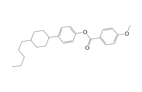 Benzoic acid, 4-methoxy-, 4-(trans-4-pentylcyclohexyl)phenyl ester