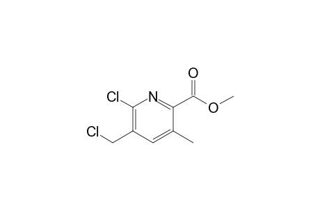 Methyl-6-chloro-5-(chloromethyl)-3-methyl-2-pyridinecarboxylate
