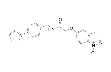 2-(3-methyl-4-nitrophenoxy)-N-[4-(1H-pyrrol-1-yl)benzyl]acetamide
