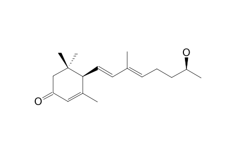 LAIPOL;(4R,7'S)-(1'E,3'E)-4-(7-HYDROXY-3-METHYLOCTA-1,3-DIENYL)-3,5,5-TRIMETHYL-2-CYCLOHEXENONE