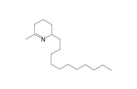 6-Methyl-2-undecyl-2,3,4,5-tetrahydropyridine