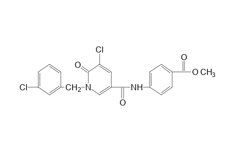 p-[5-CHLORO-1-(m-CHLOROBENZYL)-1,6-DIHYDRO-6-OXONICOTINAMIDO]BENZOIC ACID, METHYL ESTER