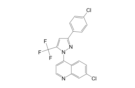 4-[3-(4-CHLOROPHENYL)-5,5,5-TRIFLUOROMETHYL-1H-PYRROL-1-YL]-7-CHLOROQUINOLINE