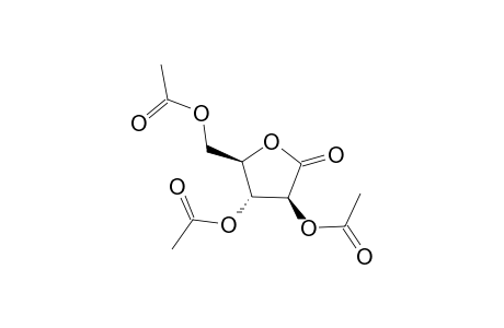 (+-)-Tri-O-acetylarabono-1,4-lactone