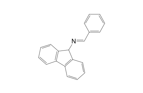 9H-Fluoren-9-amine, N-(phenylmethylene)-