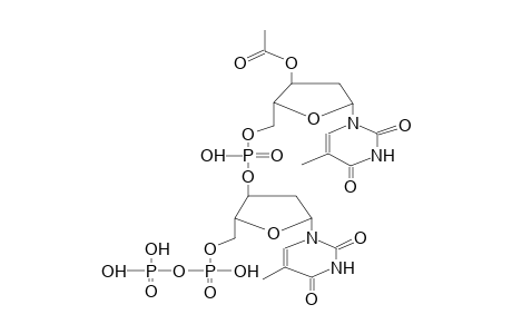 3'-O-ACETYL-5'-(5'-PYROPHOSPHORYLDEOXYTHYMID-3-YLOXYPHOSPHORYL)DEOXYTHYMIDINE