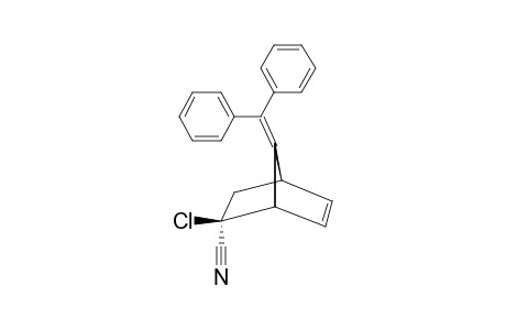 7-Benzhydrilidene-exo-2-chloro-bicyclo-[2.2.1]-hept-5-ene-endo-2-carbonitrile