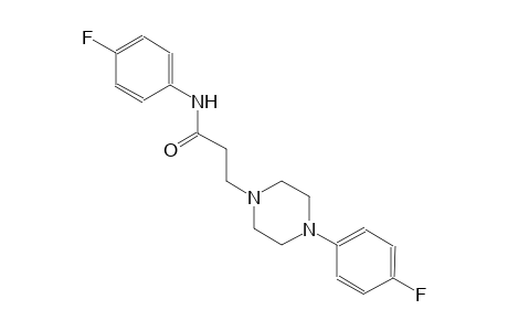 1-piperazinepropanamide, N,4-bis(4-fluorophenyl)-