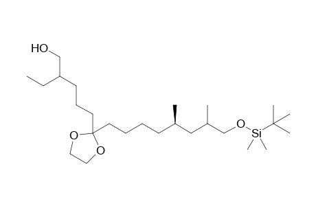 (5" R)-5-(2'-{8"-[(t-Butyldimethylsilyl)oxy]-5",7"-dimethyloctyl}-[1',3']-dioxolan-2'-yl)-2-ethylpentan-1-ol