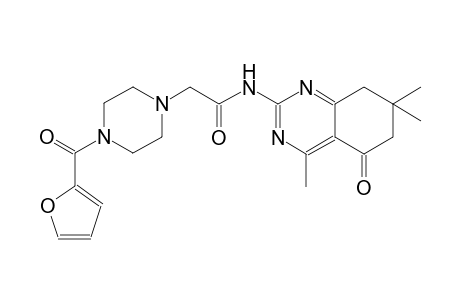 1-piperazineacetamide, 4-(2-furanylcarbonyl)-N-(5,6,7,8-tetrahydro-4,7,7-trimethyl-5-oxo-2-quinazolinyl)-