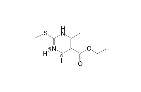 pyrimidinium, 5-(ethoxycarbonyl)-1,4-dihydro-6-methyl-2-(methylthio)-, iodide