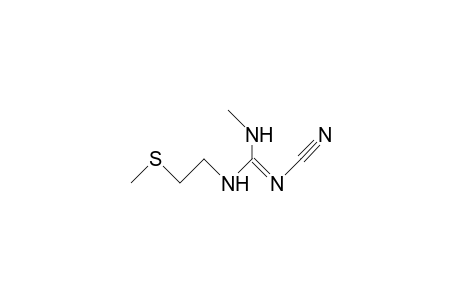 N1-Cyano-N2-methyl-N3-(2-methylthio-ethyl)-guanidine