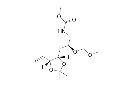 Methyl N-[3-(2',2'-dimethyl-5'-vinyl)-[1',3']dioxolan-4'-yl]-2-oxopropyl]carbamate