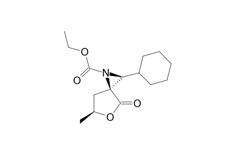 2-Cyclohexyl-6-methyl-4-oxo-5-oxa-1-ethoxycarbonyl-1-azaspiro[2,4]bicyclheptane