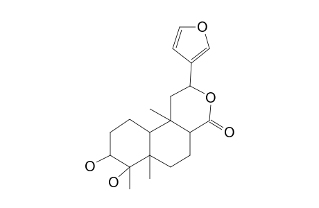 2-(Furan-3-yl)-7,8-dihydroxy-6A,7,10B-trimethyl-2,4A,5,6,8,9,10,10A-octahydro-1H-benzo[F]isochromen-4-one