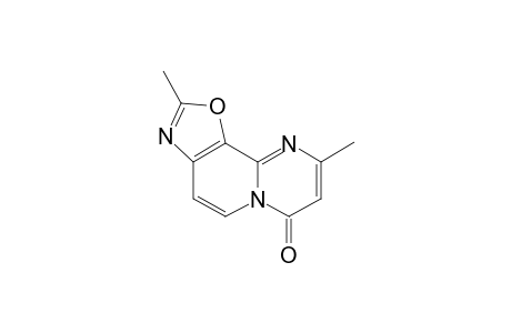 7H-Oxazolo[5',4':3,4]pyrido[1,2-a]pyrimidin-7-one, 2,9-dimethyl-