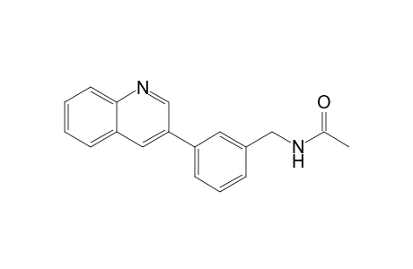 3-(m-Acetamidomethylphenyl)quinoline