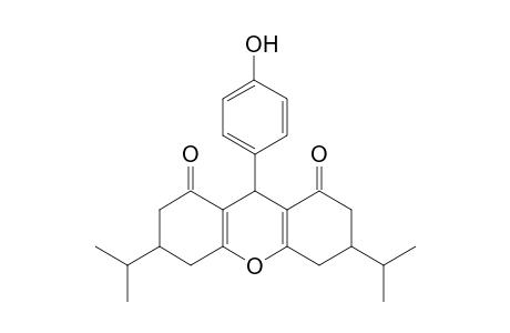 9-(4-hydroxyphenyl)-3,6-diisopropyl-3,4,5,6,7,9-hexahydro-1H-xanthene-1,8(2H)-dione