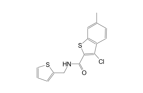 3-chloro-6-methyl-N-(2-thienylmethyl)-1-benzothiophene-2-carboxamide