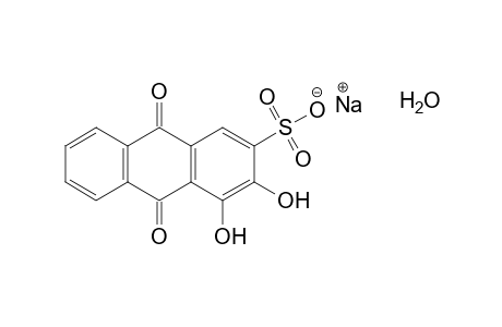 9,10-dihydro-3,4-dihydroxy-9,10-dioxo-2-anthracenesulfonic acid, monosodium salt, monohydrate