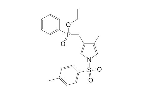3-[[ethoxy(phenyl)phosphoryl]methyl]-4-methyl-1-(p-tolylsulfonyl)pyrrole