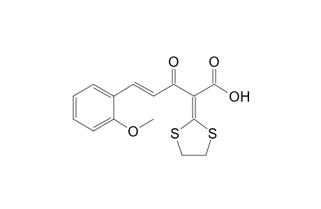 2-[1-Carboxy-2-oxo-4-(methoxyphenyl)-3-butenylidene]-1,3-dithiolane