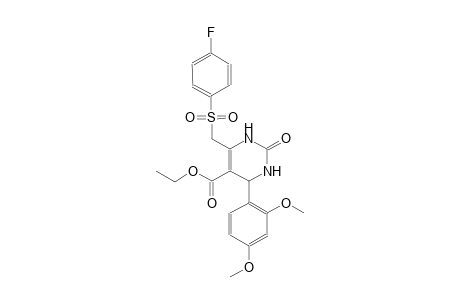 5-pyrimidinecarboxylic acid, 4-(2,4-dimethoxyphenyl)-6-[[(4-fluorophenyl)sulfonyl]methyl]-1,2,3,4-tetrahydro-2-oxo-, ethyl ester