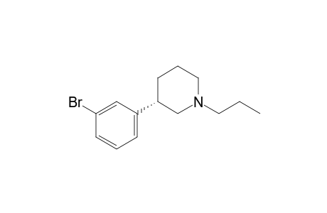 (3S)-3-(3-bromophenyl)-1-propyl-piperidine