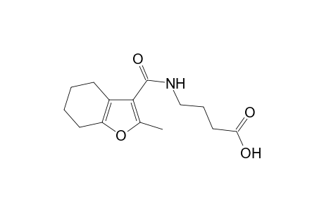 4-([(2-Methyl-4,5,6,7-tetrahydro-1-benzofuran-3-yl)carbonyl]amino)butanoic acid